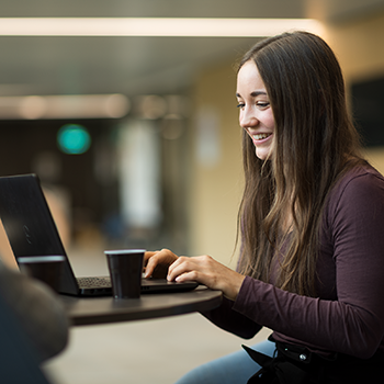 women using a laptop