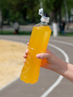 orange sports drink